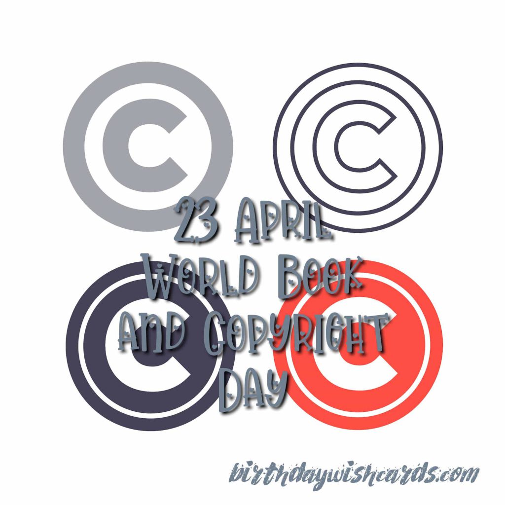 23-April World Book and Copyright Day: