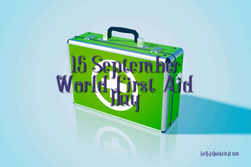 12-September World First Aid Day: