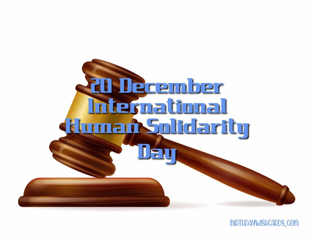 International Human Solidarity Day