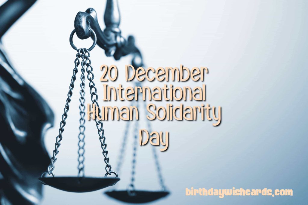 International Human Solidarity Day