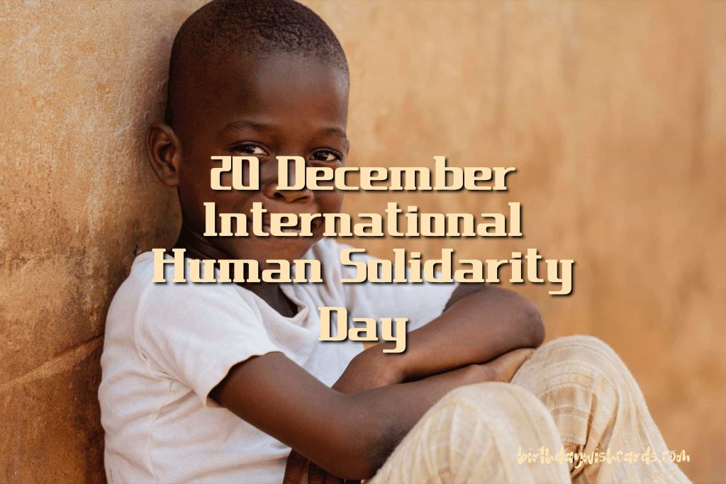 International Human Solidarity Day