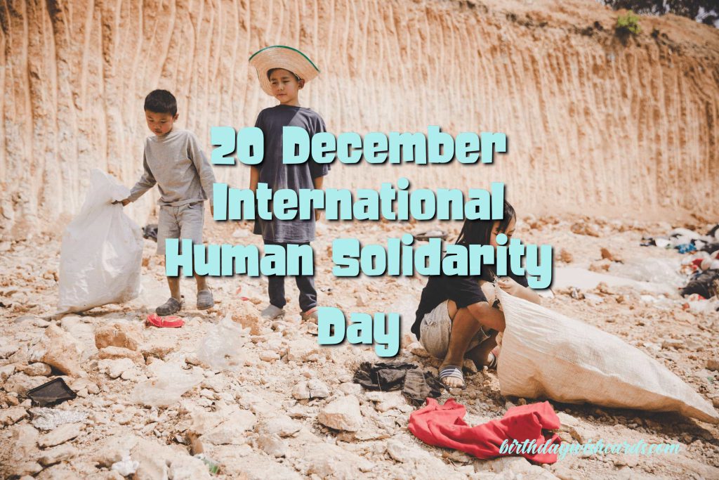 International Human Solidarity Day