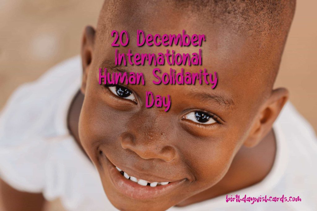 International Human Solidarity Day