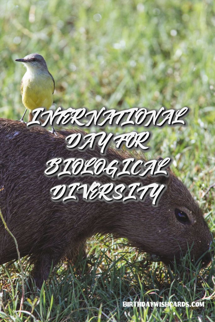 22-May International Day for Biological Diversity:
