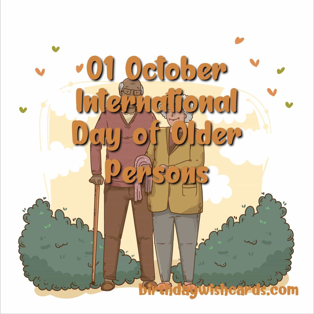 01-Oct International Day of Older Persons: