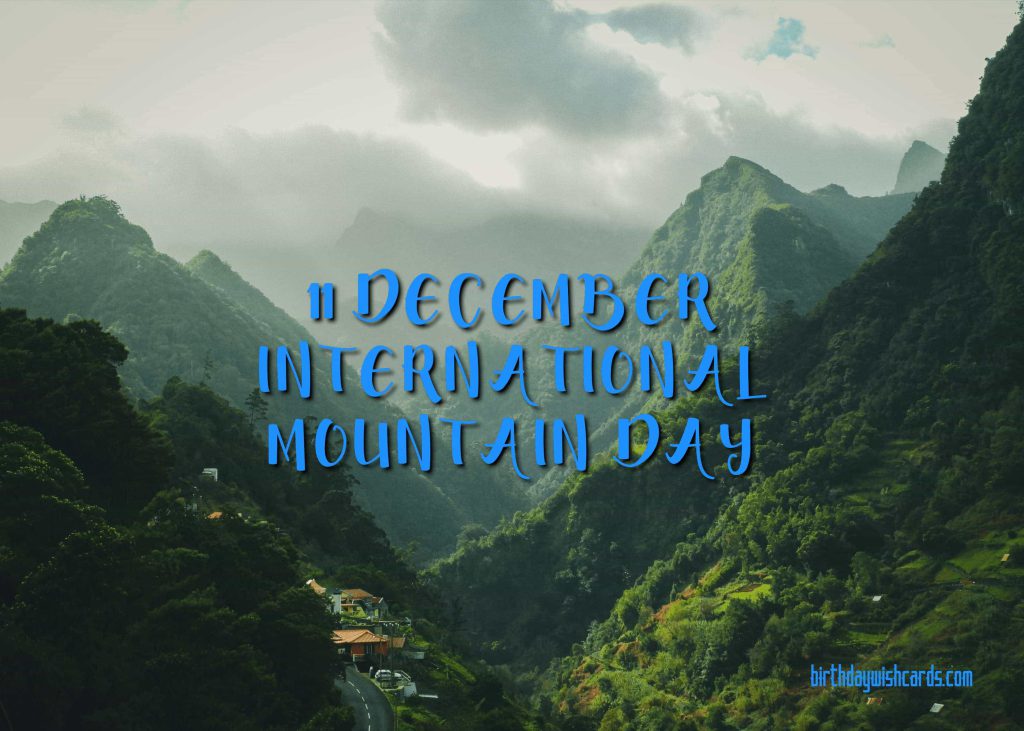 11-December International Mountain Day: