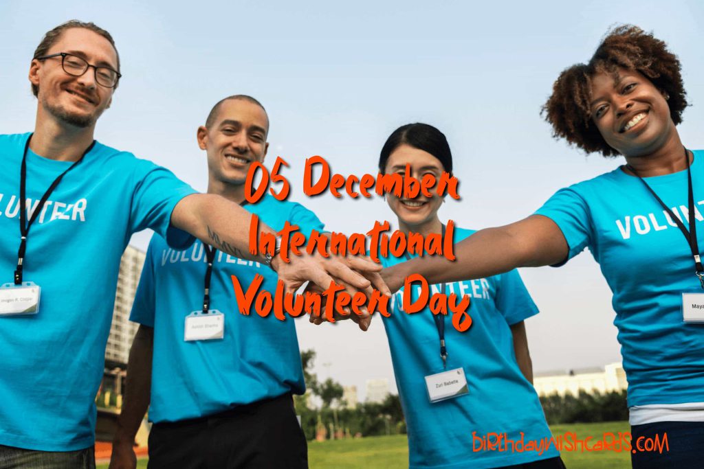 05-December International Volunteer Day: