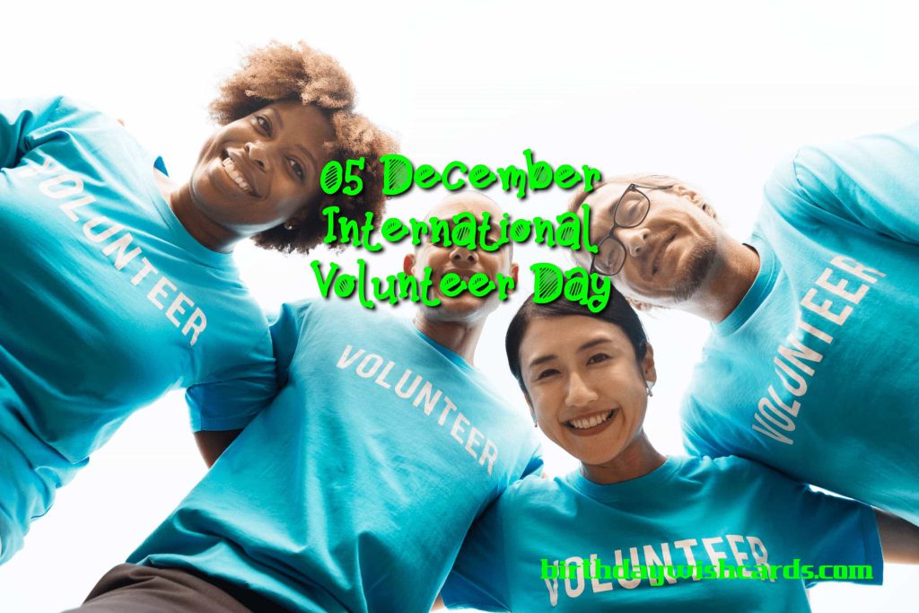 05-December International Volunteer Day: