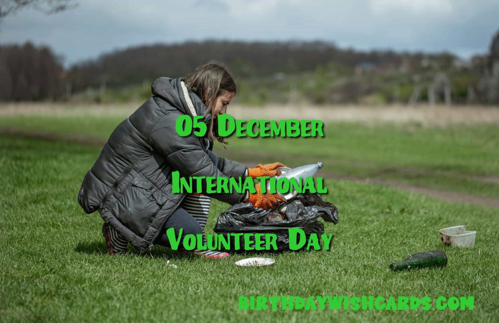 05-December International Volunteer Day: