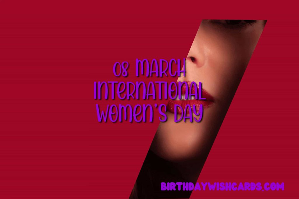 8-March International Women Day: