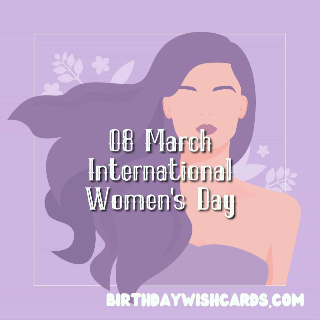 8-March International Women Day: