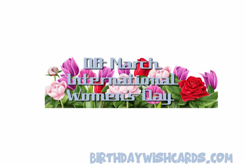 8-March International Women Day: