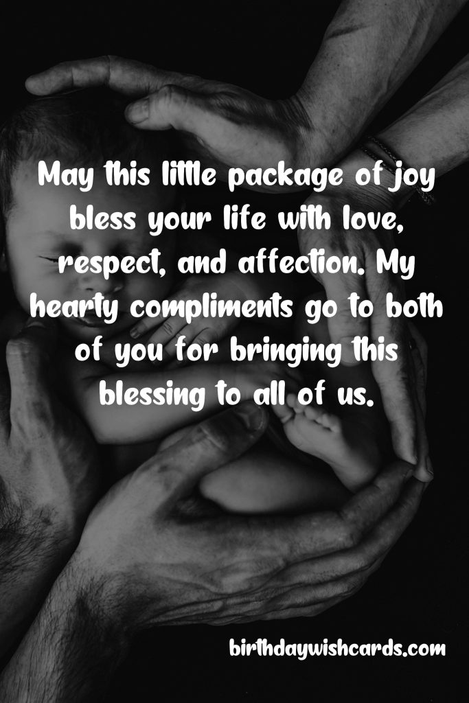 Congratulation messages for a New Born Baby: