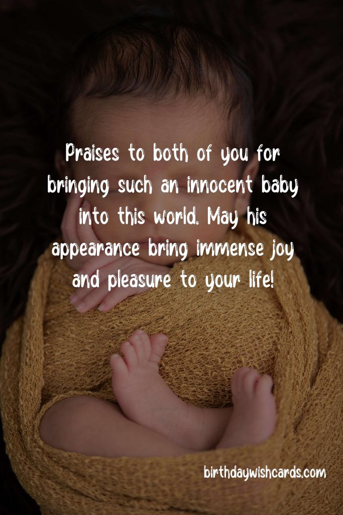 Congratulation messages for a New Born Baby: