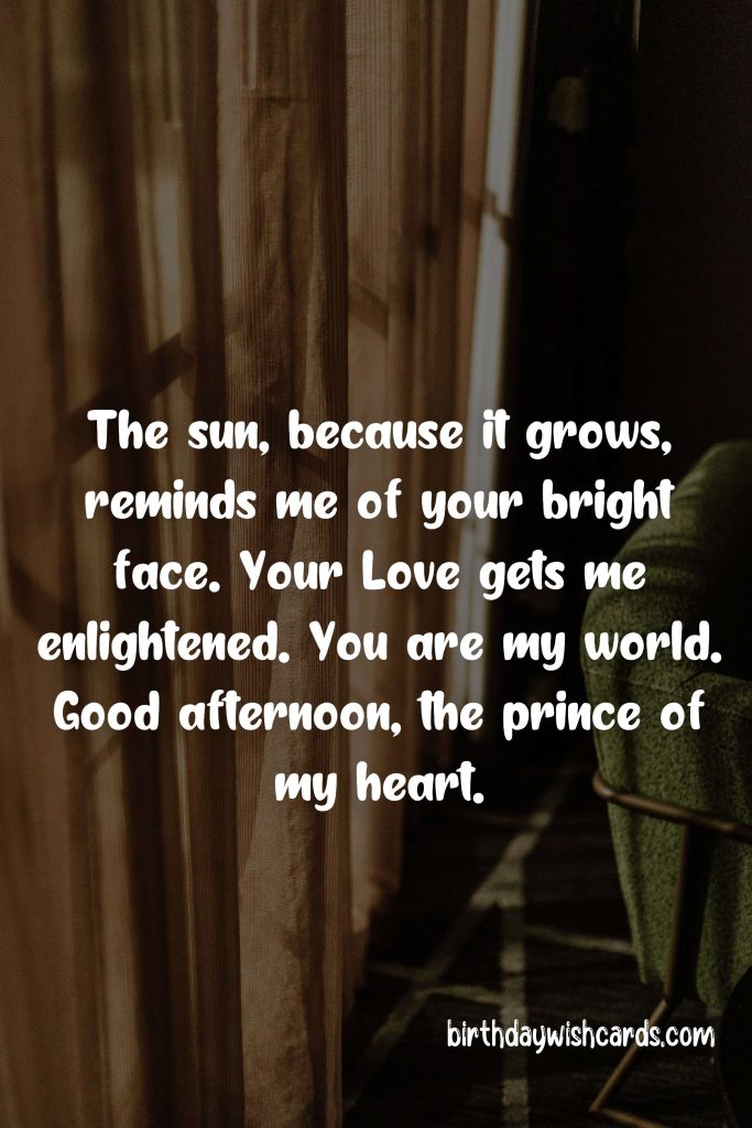 Good Afternoon Messages for Boyfriend: