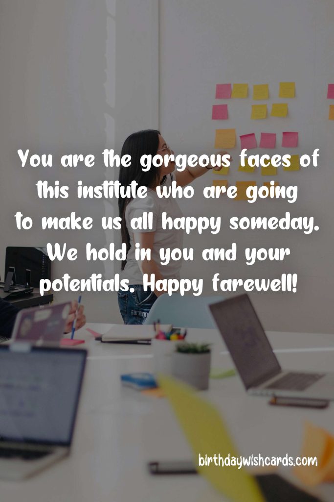 Farewell Messages for Students: