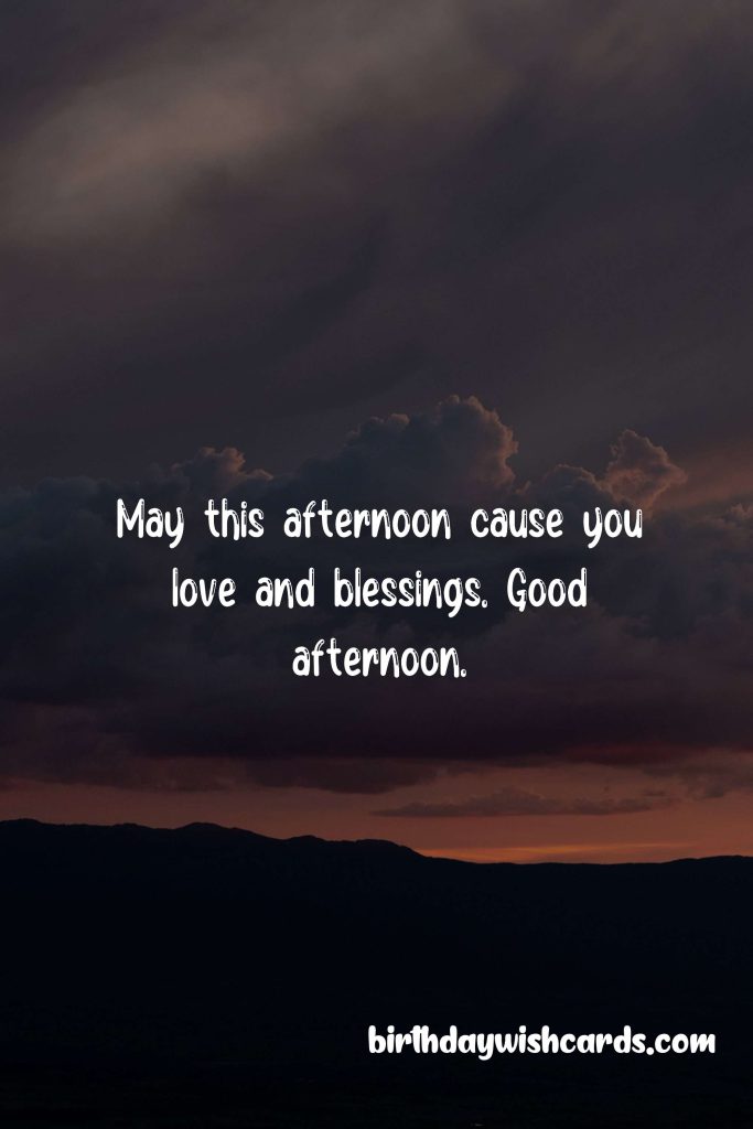 Good Afternoon Messages for Love: