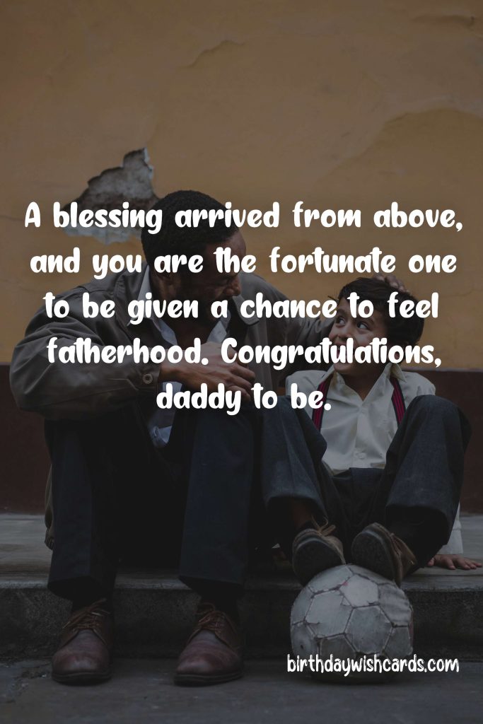 Congratulation Messages for Father-To-Be:
