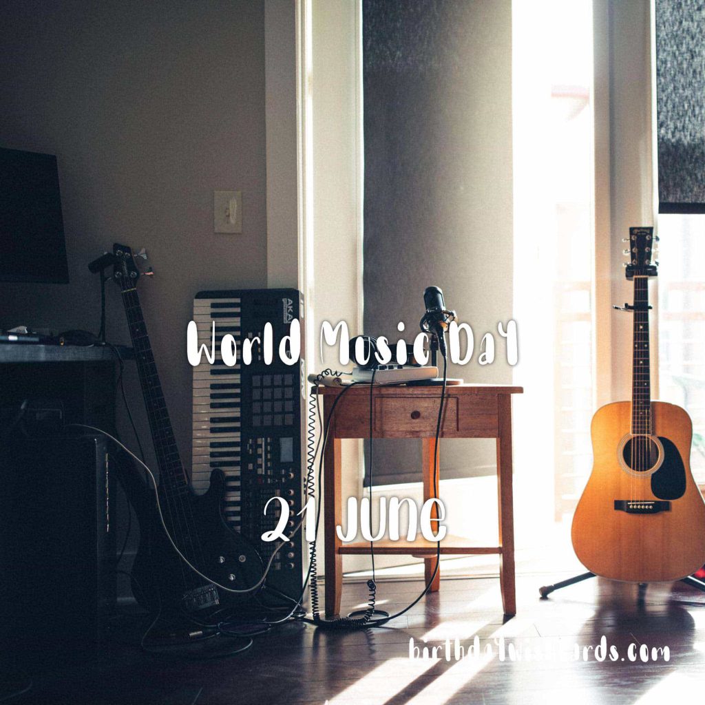 21-June World Music Day: