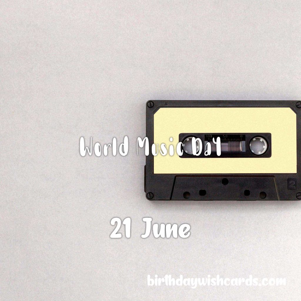 21-June World Music Day: