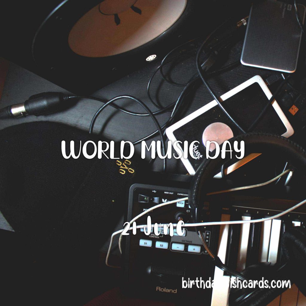 21-June World Music Day: