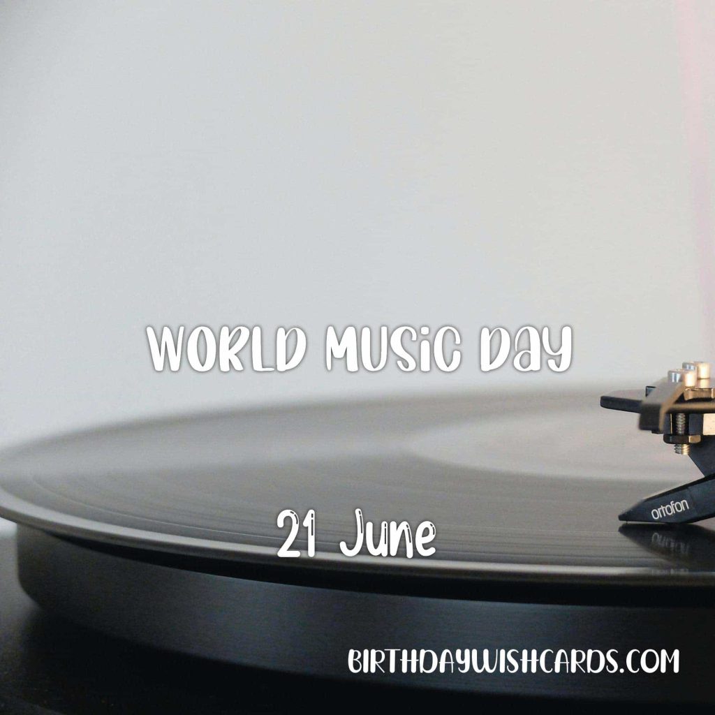 21-June World Music Day:
