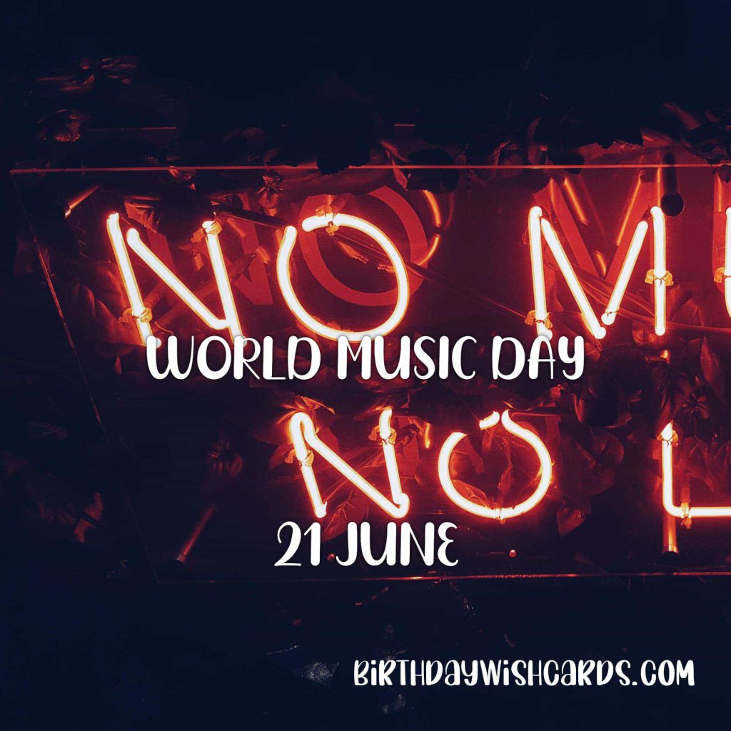 21-June World Music Day:
