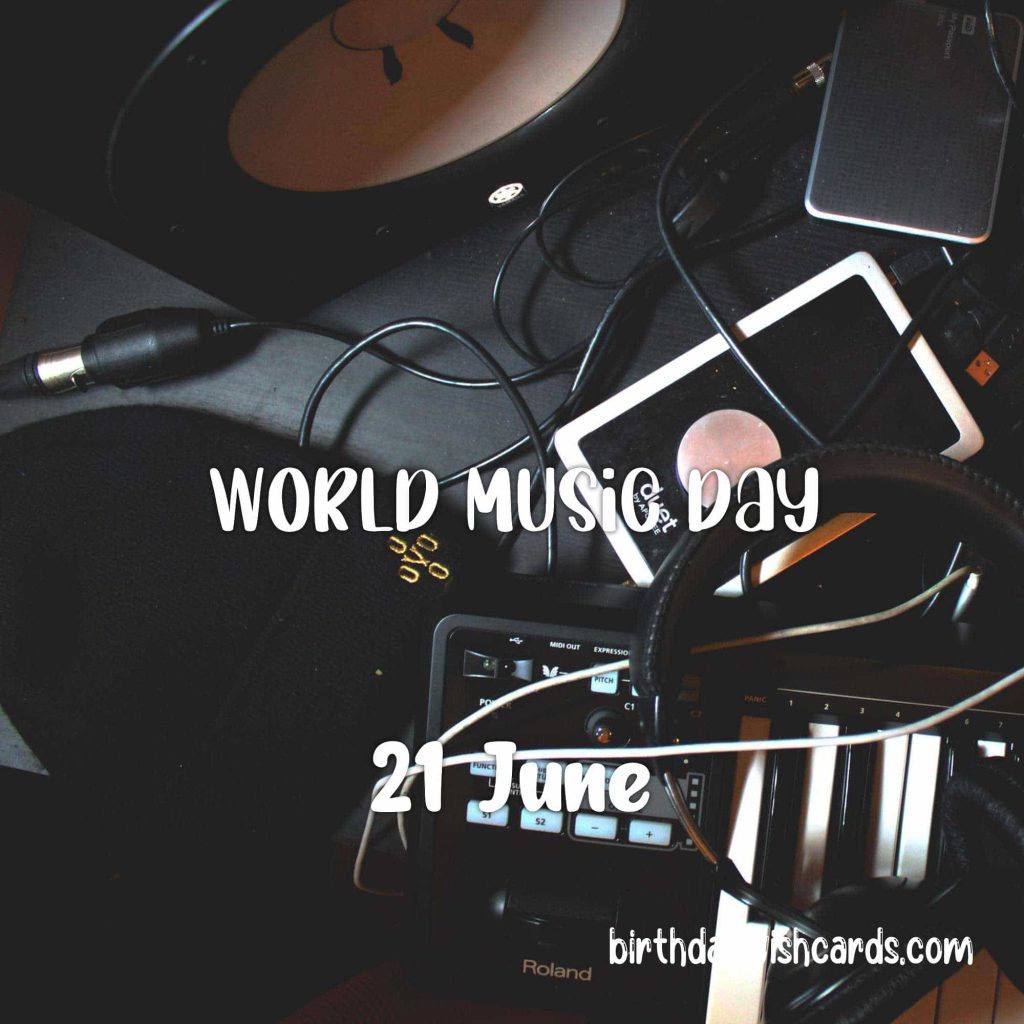 21-June World Music Day: