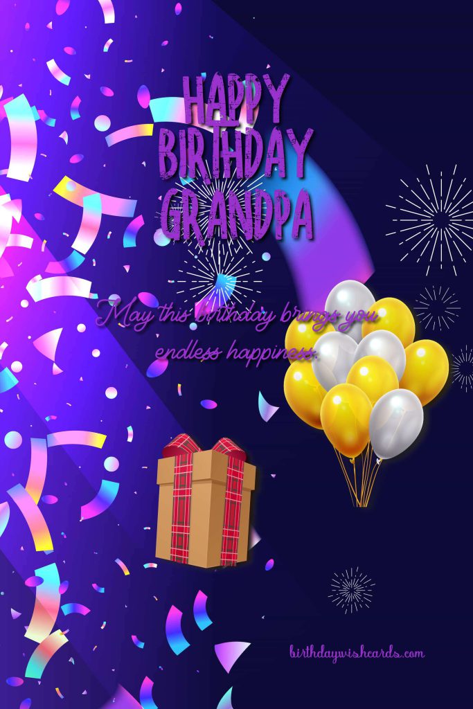 Happy Birthday GrandPa!