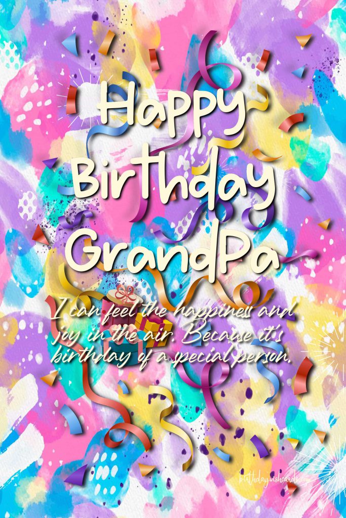 Happy Birthday GrandPa!