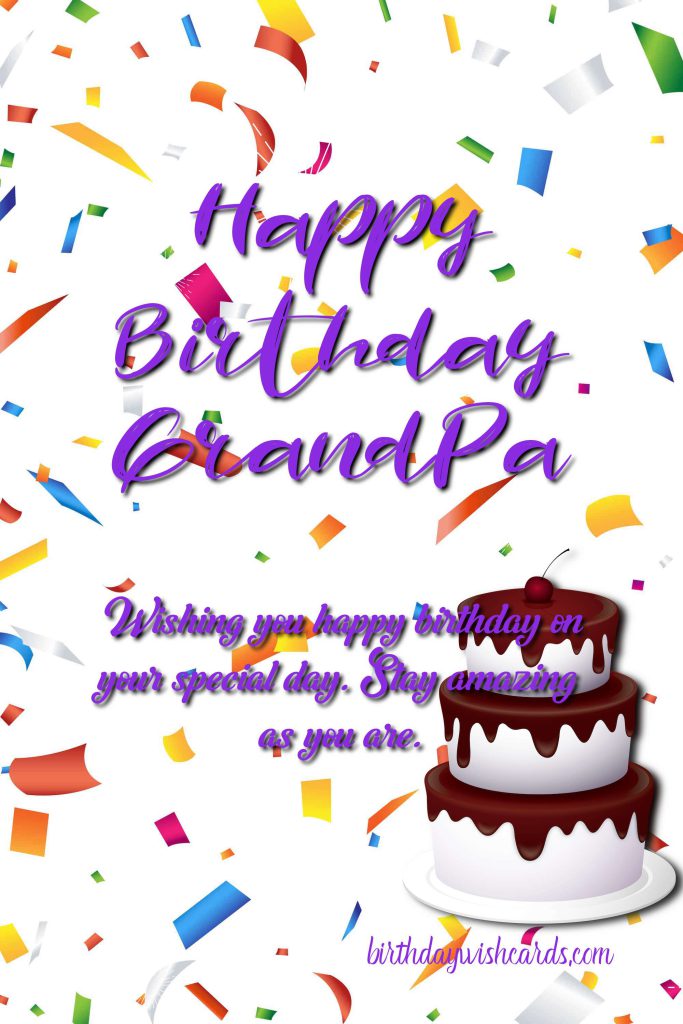 Happy Birthday GrandPa!