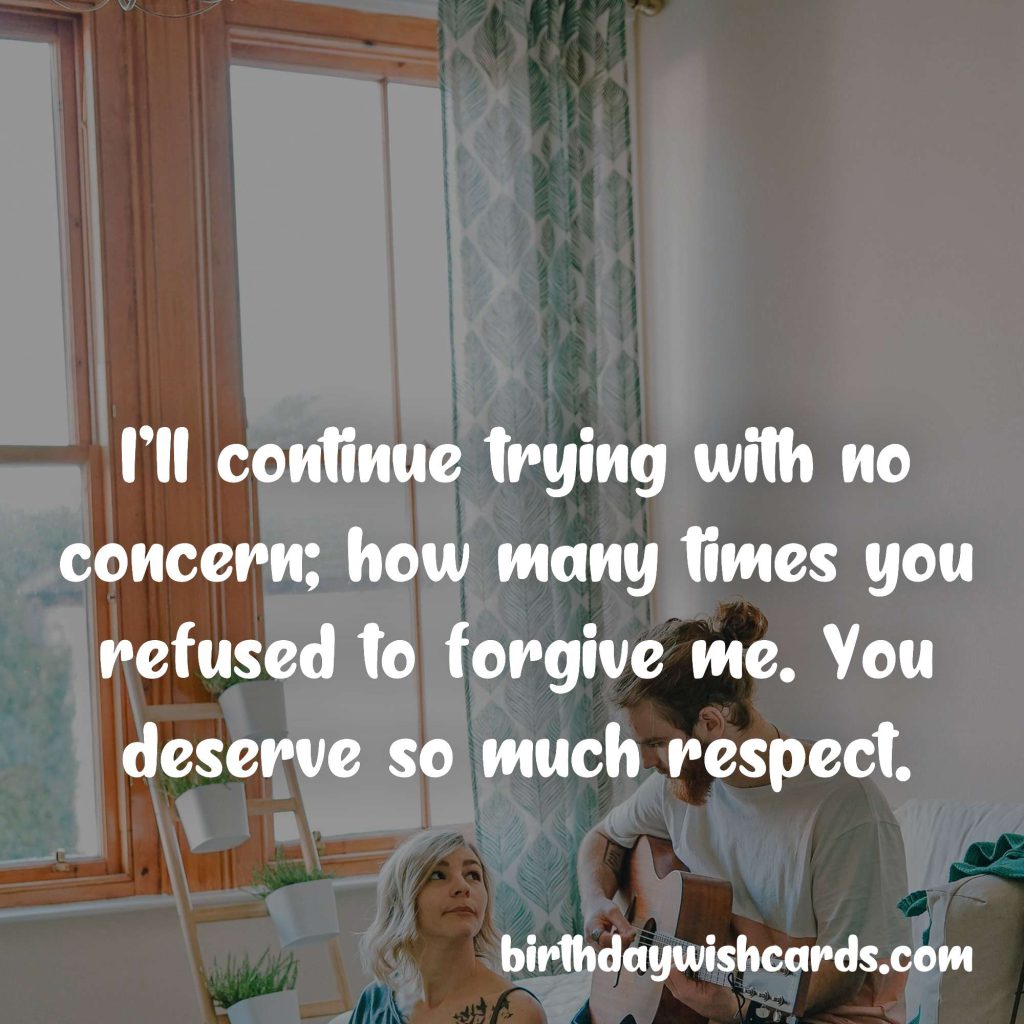 Sorry Messages for Girlfriend: