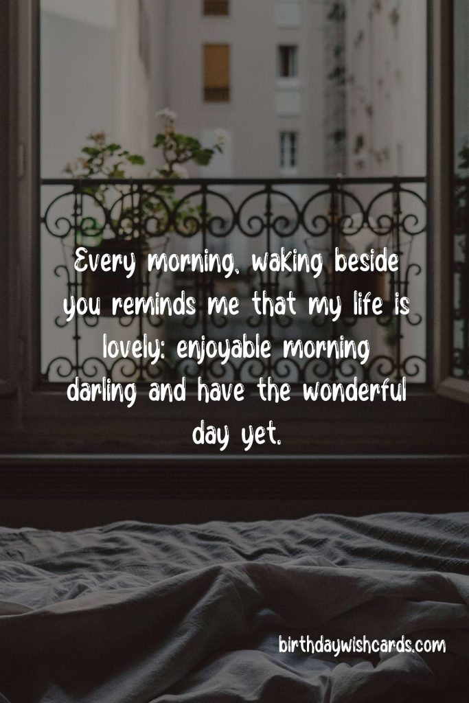 Good Morning Messages for Wife: