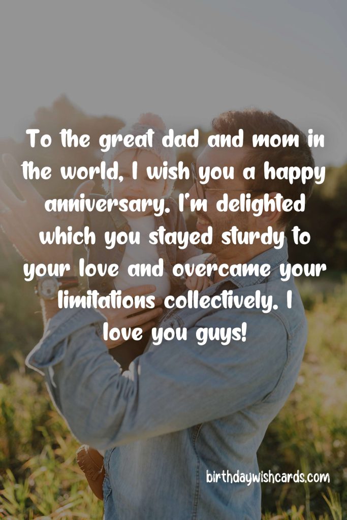 Beautiful Anniversary Messages for Parents: