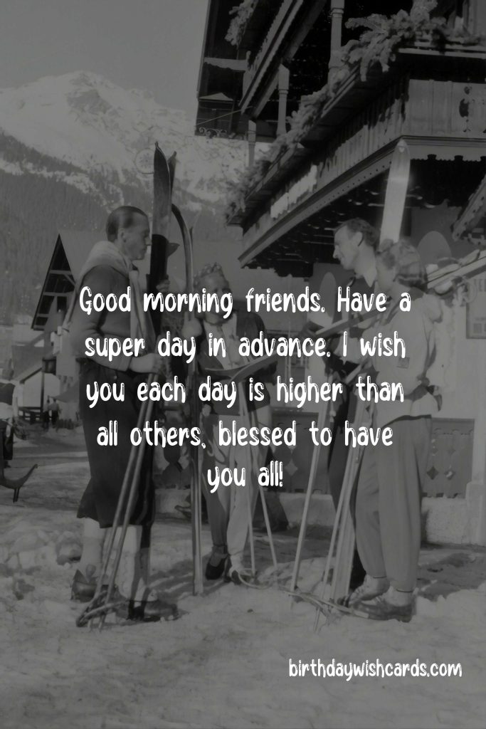 Good Morning Messages for Friends:
