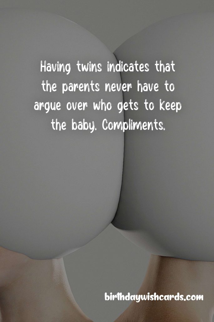 Congratulation Message for Having Twins: