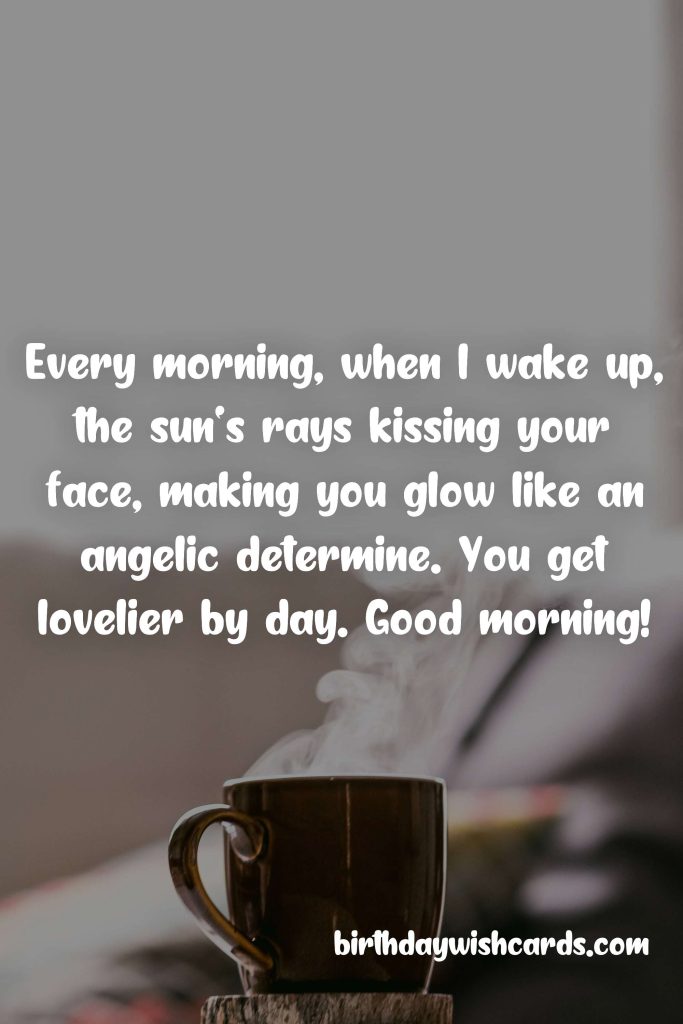 Good Morning Messages for Wife: