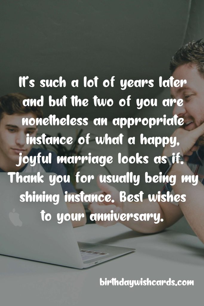 Beautiful Anniversary Messages for Parents: