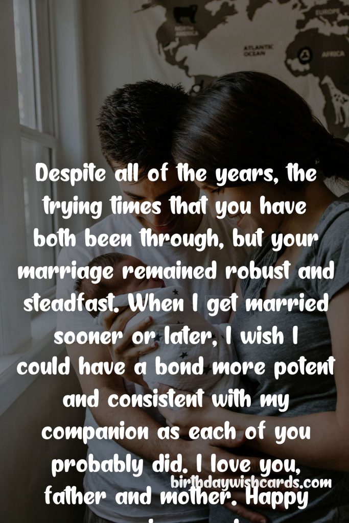 Beautiful Anniversary Messages for Parents: