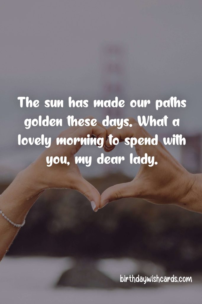 Good Morning Messages for Love: