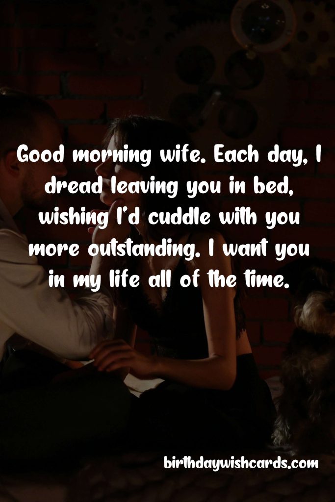 Good Morning Messages for Wife: