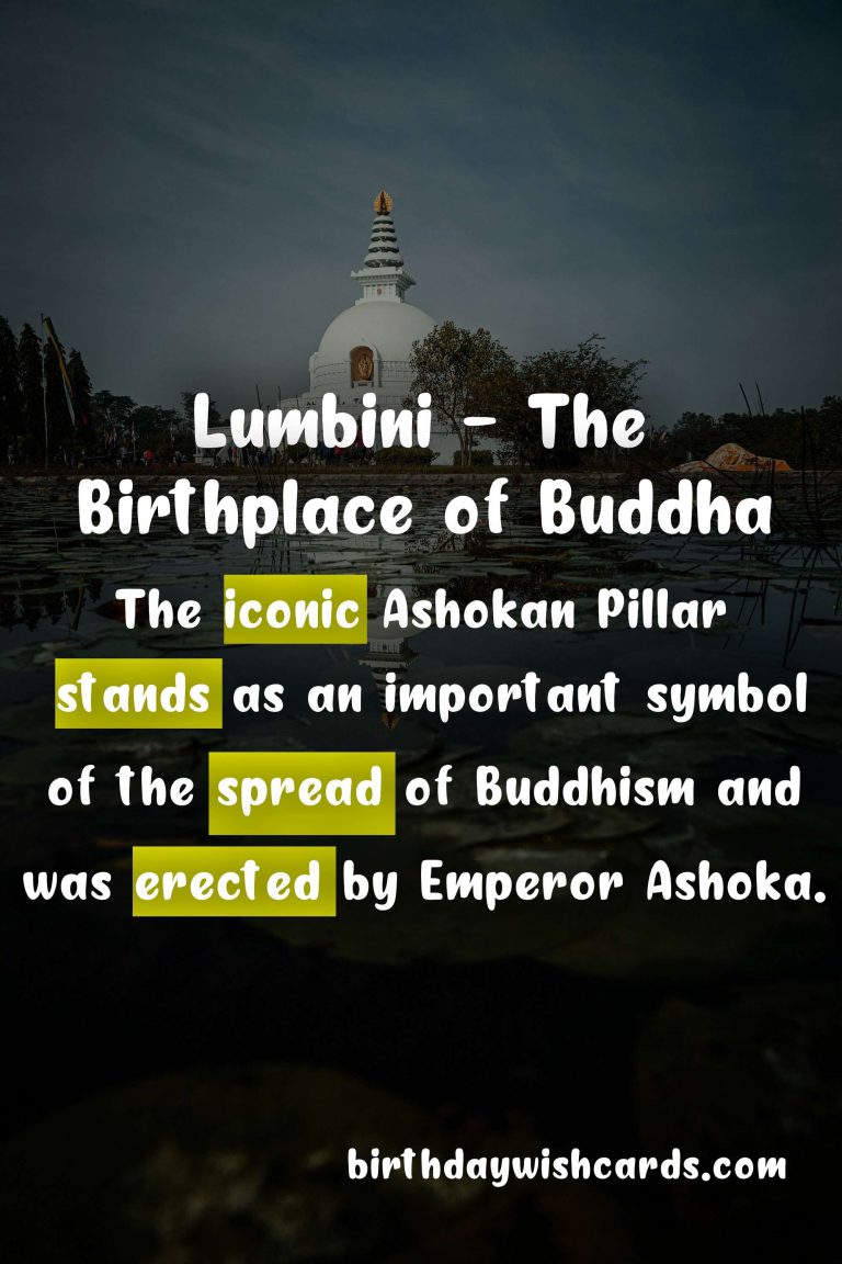 Celebrate Lumbini Day on 1st May - A Journey Through the Birthplace of Buddha