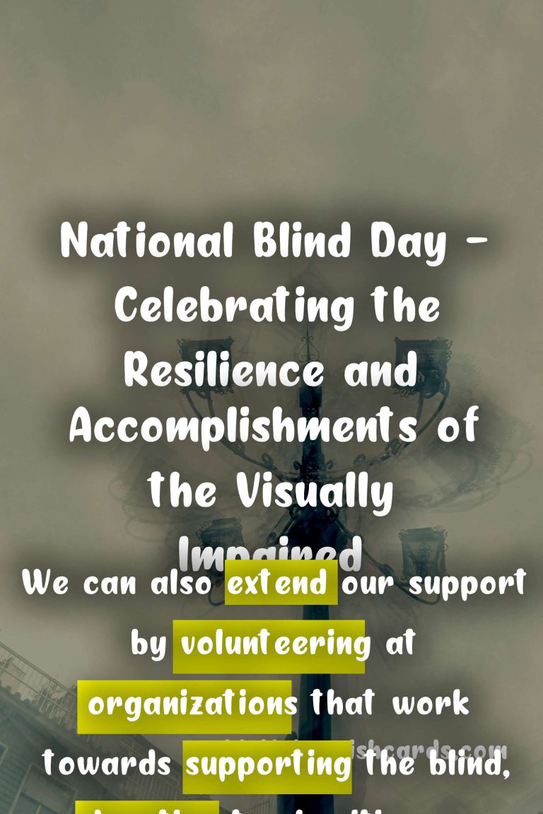 Celebrate National Blind Day – 28th Falgun  – Spreading Awareness and Supporting the Visually Impaired