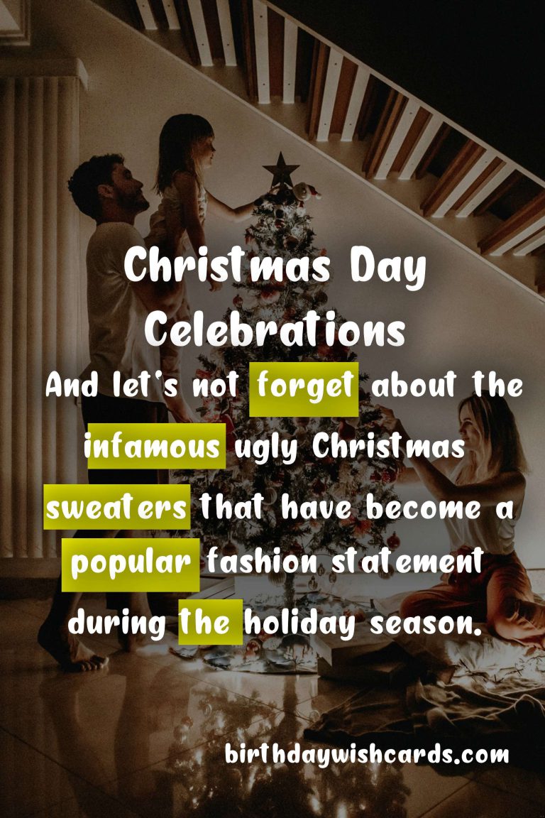 Christmas Day – Celebrating the Most Wonderful Time of the Year