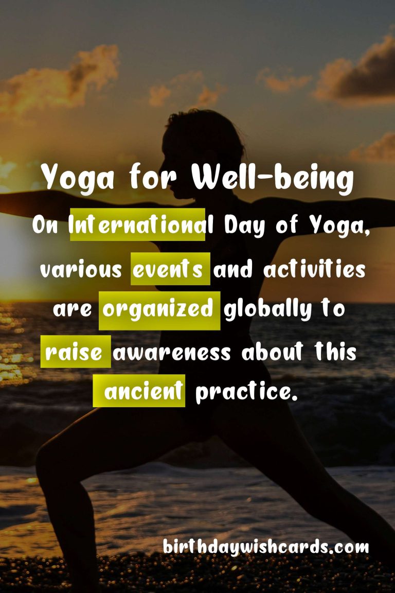 July 21 – International Day of Yoga