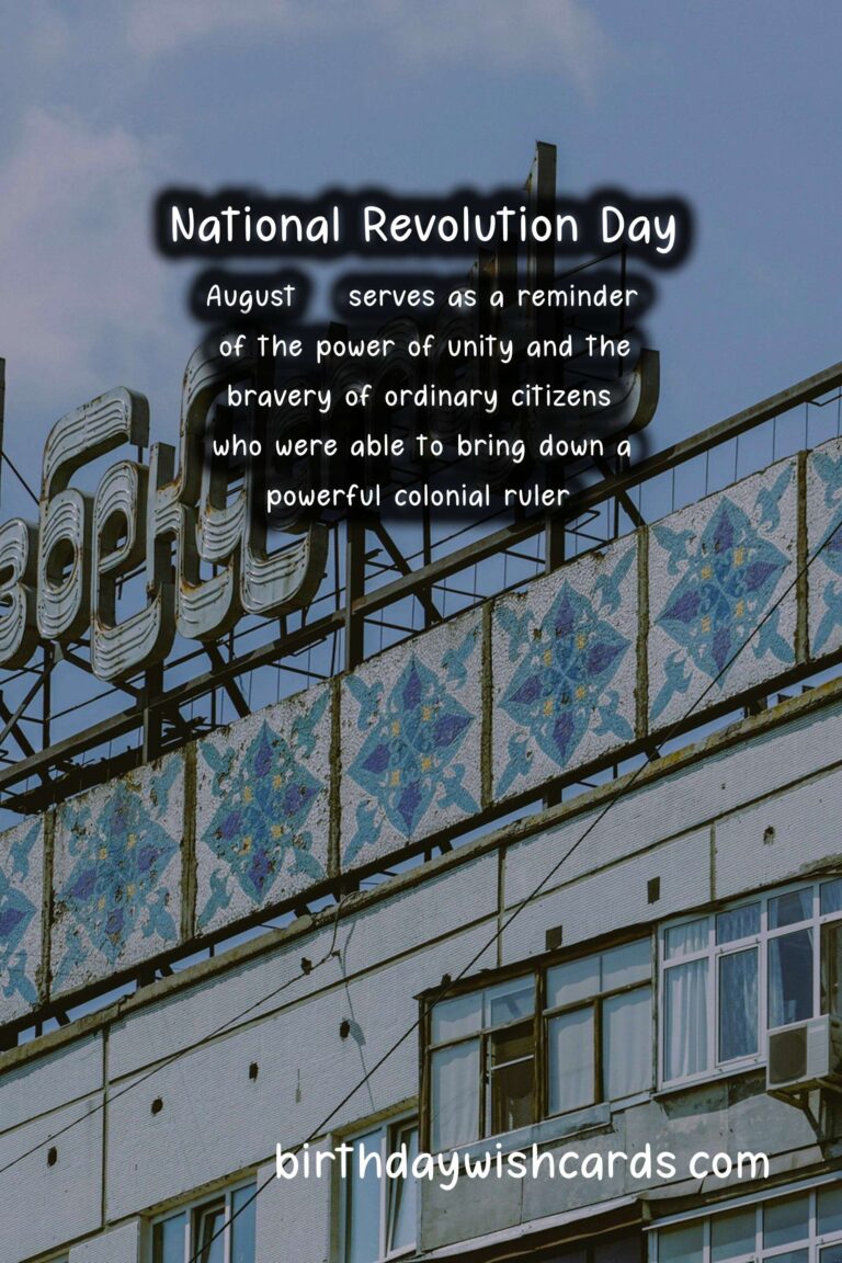 August 10 - Day of National Revolution: Remembering the Importance of this Historical Event