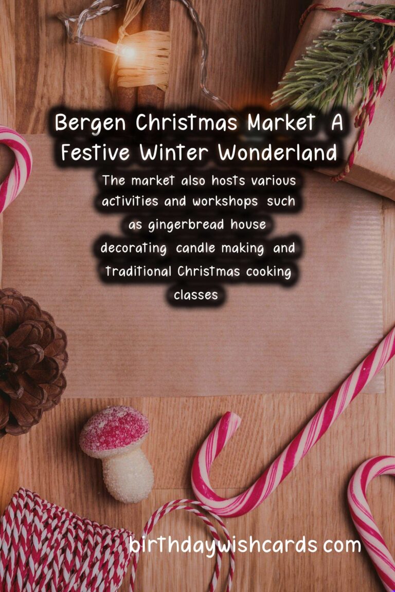 Bergen Christmas Market - December: A Festive Winter Wonderland