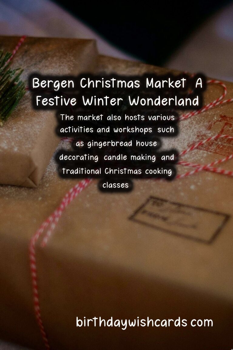 Bergen Christmas Market - December: A Festive Winter Wonderland