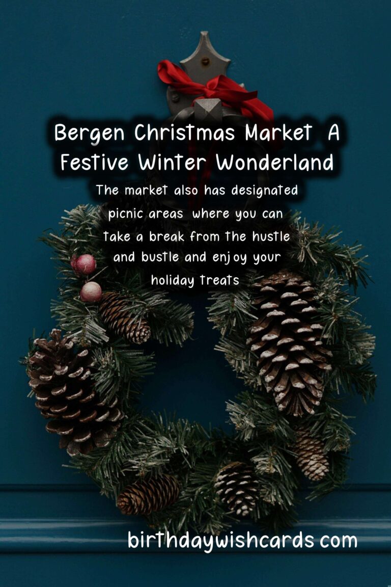 Bergen Christmas Market - December: A Festive Winter Wonderland