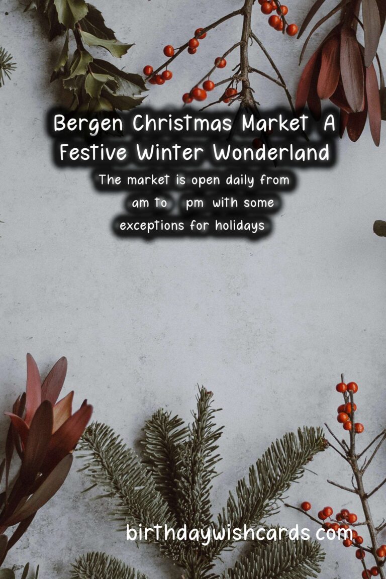 Bergen Christmas Market - December: A Festive Winter Wonderland